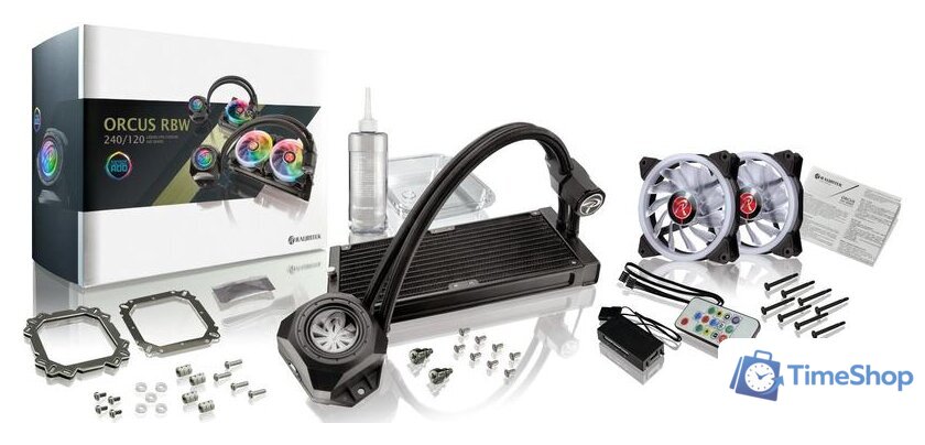 Система жидкостного охлаждения для процессора Raijintek Orcus 240 RBW - Изображение №2 — Интернет-магазин Time-Shop