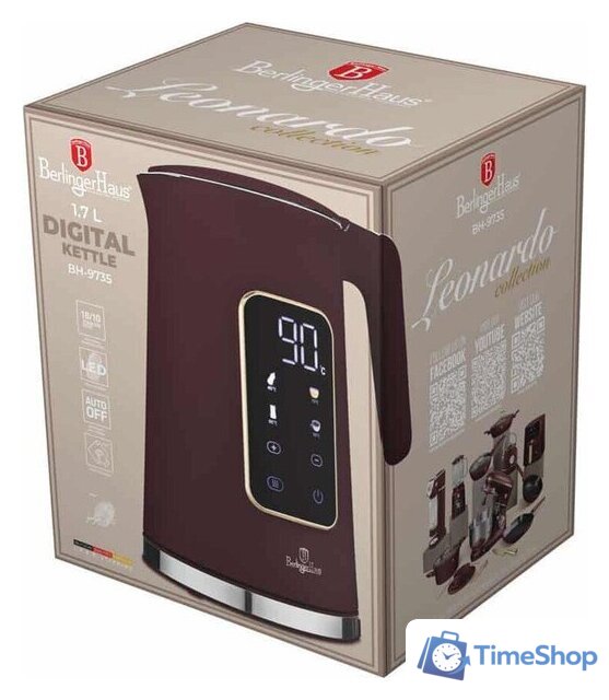 Электрический чайник Berlinger Haus Leonardo BH-9735 - Изображение №2 — Интернет-магазин Time-Shop