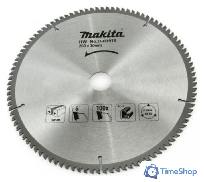 Пильный диск Makita D-03975 - Изображение №1 — Интернет-магазин Time-Shop