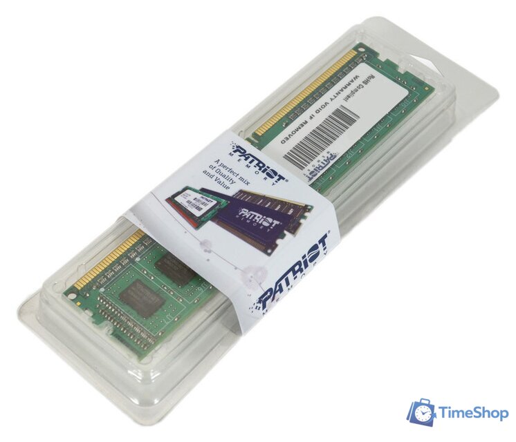 Оперативная память Patriot Signature 8GB DDR3 PC3-12800 (PSD38G16002) - Изображение №4 — Интернет-магазин Time-Shop