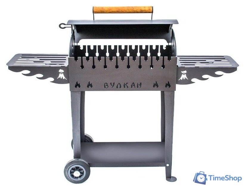 Мангал для дачи Вулкан Гриль М 5 мм на колесах - Изображение №1 — Интернет-магазин Time-Shop