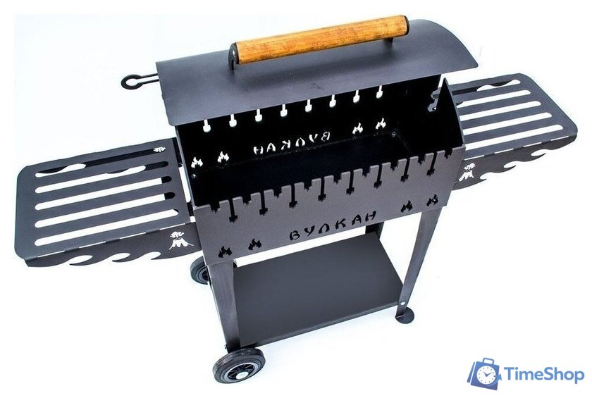 Мангал для дачи Вулкан Гриль М 5 мм на колесах - Изображение №2 — Интернет-магазин Time-Shop