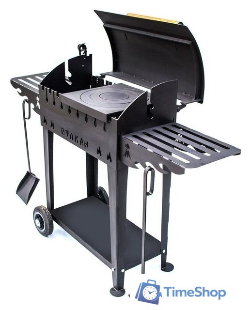 Мангал для дачи Вулкан Гриль М 5 мм на колесах - Изображение №3 — Интернет-магазин Time-Shop