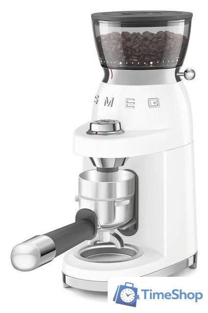 Электрическая кофемолка Smeg CGF03WHEU - Изображение №8 — Интернет-магазин Time-Shop