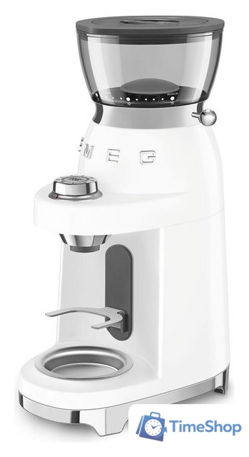 Электрическая кофемолка Smeg CGF03WHEU - Изображение №2 — Интернет-магазин Time-Shop