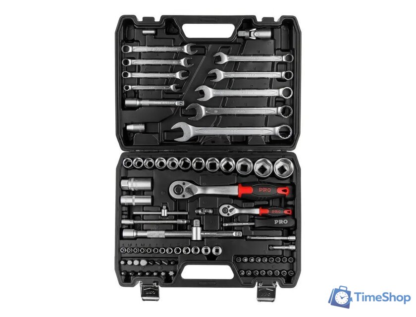 Универсальный набор инструментов PRO Startul Stuttgart PRO-082S (82 предмета) - Изображение №2 — Интернет-магазин Time-Shop