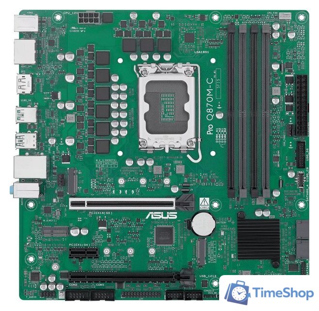 Материнская плата ASUS Pro Q870M-C-CSM - Изображение №1 — Интернет-магазин Time-Shop