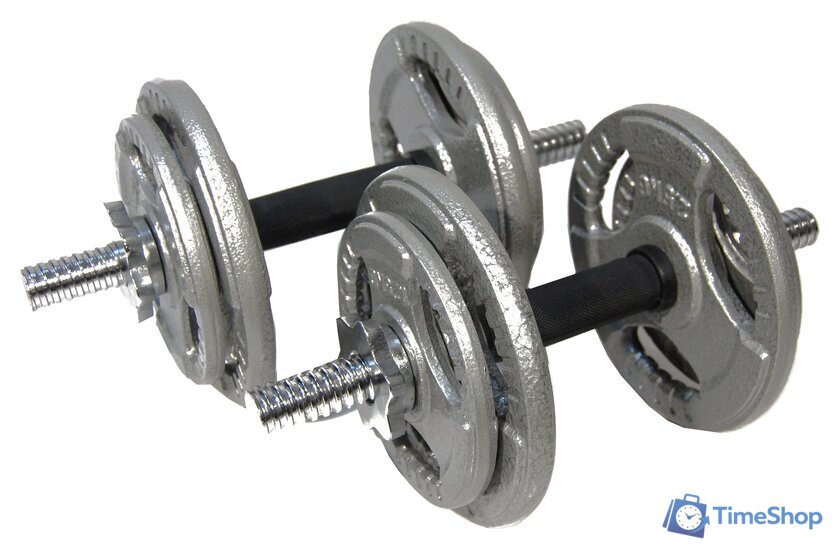 Набор гантелей Atlas Sport Хаммертон 2x19 кг - Изображение №1 — Интернет-магазин Time-Shop