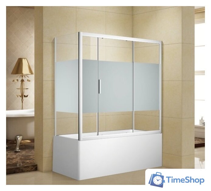 Стеклянная шторка для ванны Aquanet Practic AE10-B-150H150U-CP (прозрачное стекло) - Изображение №1 — Интернет-магазин Time-Shop