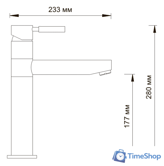 Смеситель Wasserkraft Main 4107 - Изображение №3 — Интернет-магазин Time-Shop