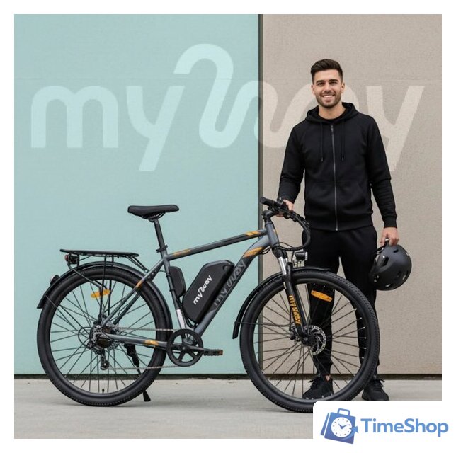 Электровелосипед MyWay Rock 240 Pro 29 р.21 (графитовый) - Изображение №3 — Интернет-магазин Time-Shop