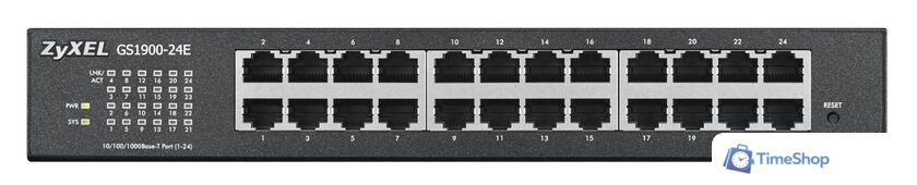Управляемый коммутатор уровня 2+ Zyxel GS1900-24E - Изображение №3 — Интернет-магазин Time-Shop