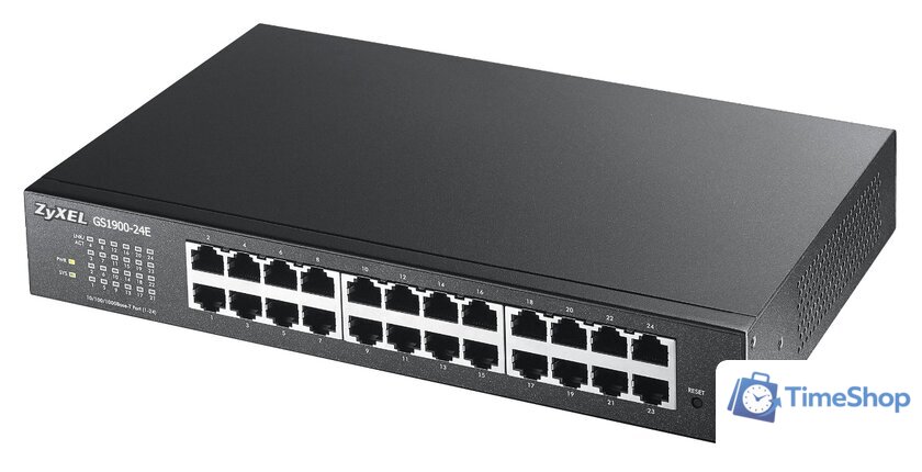 Управляемый коммутатор уровня 2+ Zyxel GS1900-24E - Изображение №1 — Интернет-магазин Time-Shop