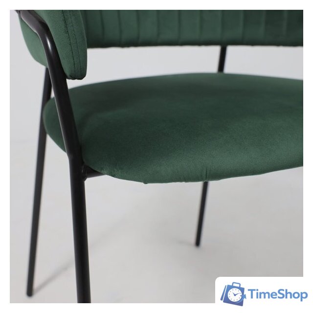Стул с подлокотниками Алвест AV 433 (изумрудный бархат H-30/черный) - Изображение №11 — Интернет-магазин Time-Shop