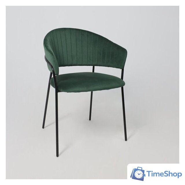 Стул с подлокотниками Алвест AV 433 (изумрудный бархат H-30/черный) - Изображение №16 — Интернет-магазин Time-Shop