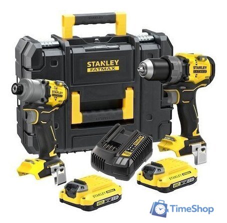  Stanley SFMCK211D2T (шуруповерт, винтоверт, 2 АКБ, кейс) - Изображение №1 — Интернет-магазин Time-Shop