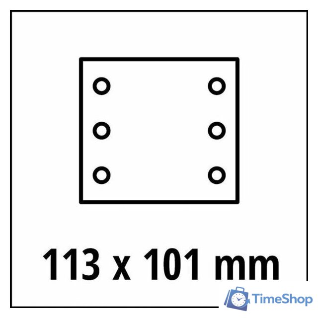 Эксцентриковая шлифмашина Einhell TE-OS 18/113 Li - Solo 4460731 (без АКБ) - Изображение №3 — Интернет-магазин Time-Shop