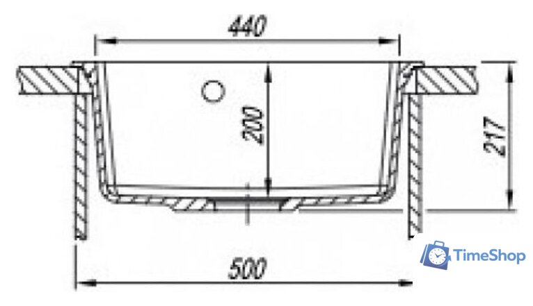Кухонная мойка Florentina Липси 510 (антрацит) - Изображение №6 — Интернет-магазин Time-Shop