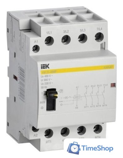 Контактор IEK MKK22-25-40 - Изображение №1 — Интернет-магазин Time-Shop