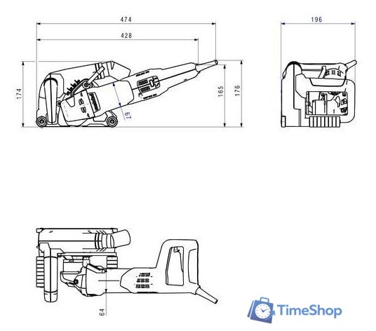 Штроборез Metabo MFE 40 (с кейсом) - Изображение №11 — Интернет-магазин Time-Shop