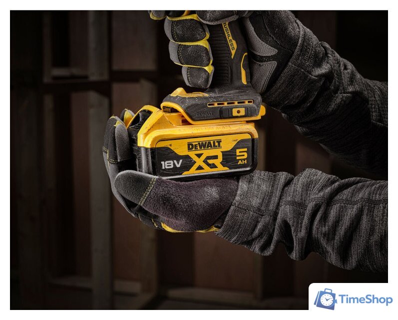 Ударная дрель-шуруповерт DeWalt DCD100YP2T (с 2-мя АКБ 5 Ач, кейс) - Изображение №13 — Интернет-магазин Time-Shop