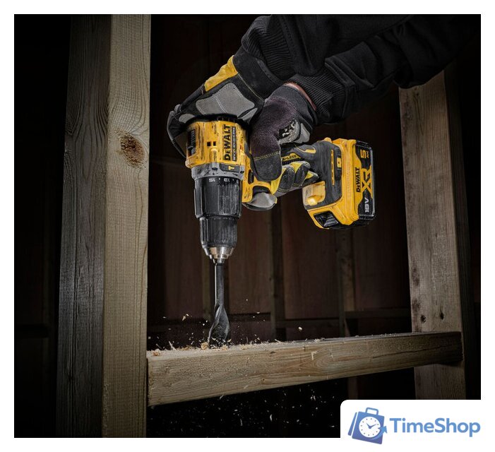 Ударная дрель-шуруповерт DeWalt DCD100YP2T (с 2-мя АКБ 5 Ач, кейс) - Изображение №8 — Интернет-магазин Time-Shop