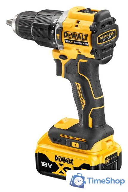Ударная дрель-шуруповерт DeWalt DCD100YP2T (с 2-мя АКБ 5 Ач, кейс) - Изображение №5 — Интернет-магазин Time-Shop