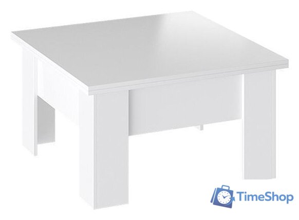 Стол-трансформер Трия Glance тип 1 (белый/стекло белый глянец) - Изображение №1 — Интернет-магазин Time-Shop