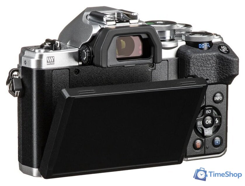 Беззеркальный фотоаппарат Olympus OM-D E-M10 Mark IV Kit 14-42mm (серебристый) - Изображение №8 — Интернет-магазин Time-Shop