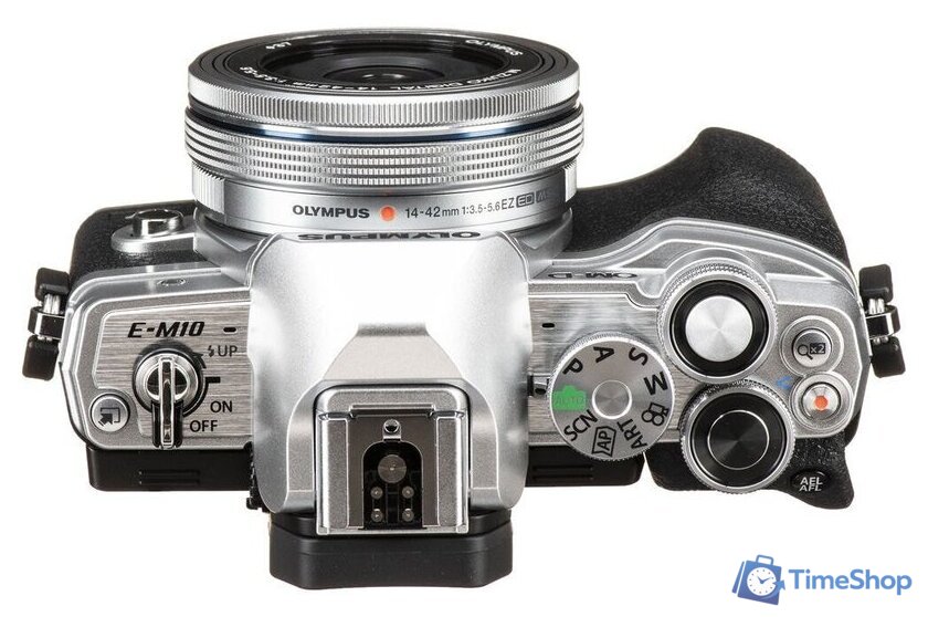 Беззеркальный фотоаппарат Olympus OM-D E-M10 Mark IV Kit 14-42mm (серебристый) - Изображение №11 — Интернет-магазин Time-Shop