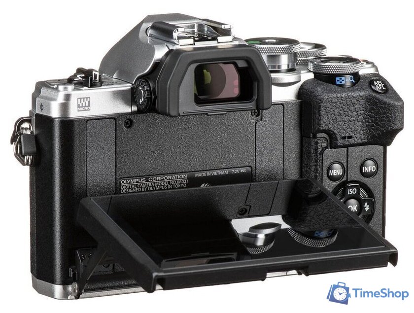 Беззеркальный фотоаппарат Olympus OM-D E-M10 Mark IV Kit 14-42mm (серебристый) - Изображение №9 — Интернет-магазин Time-Shop