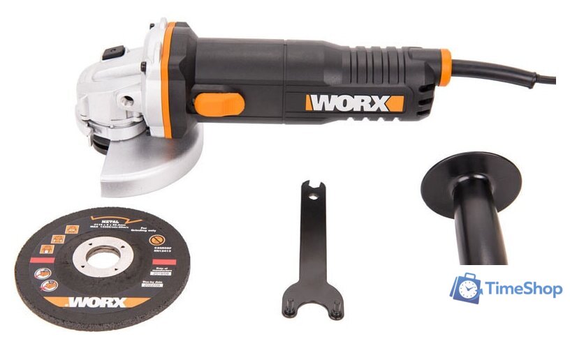 Угловая шлифмашина Worx WX711.1 (кейс) - Изображение №5 — Интернет-магазин Time-Shop