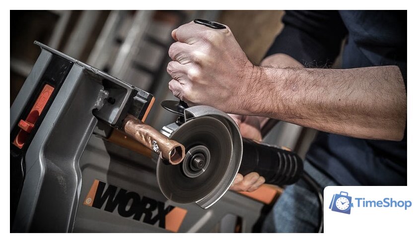 Угловая шлифмашина Worx WX711.1 (кейс) - Изображение №7 — Интернет-магазин Time-Shop