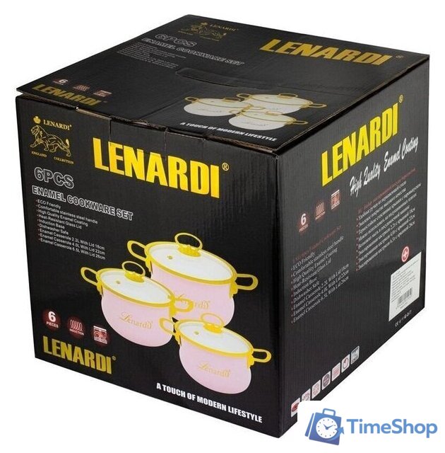 Набор кастрюль Lenardi Miguel 776-023 - Изображение №2 — Интернет-магазин Time-Shop