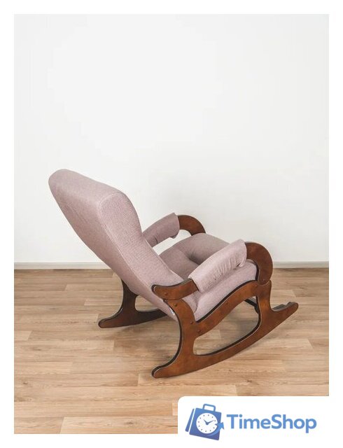 Кресло-качалка Glider Аоста (темно-розовый/орех антик) - Изображение №12 — Интернет-магазин Time-Shop