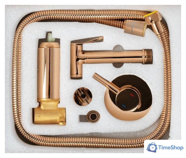 Гигиенический душ Rea Lungo Loop REA-B6523 (розовое золото) - Изображение №6 — Интернет-магазин Time-Shop