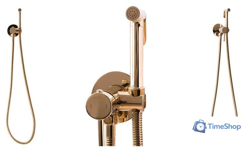 Гигиенический душ Rea Lungo Loop REA-B6523 (розовое золото) - Изображение №5 — Интернет-магазин Time-Shop