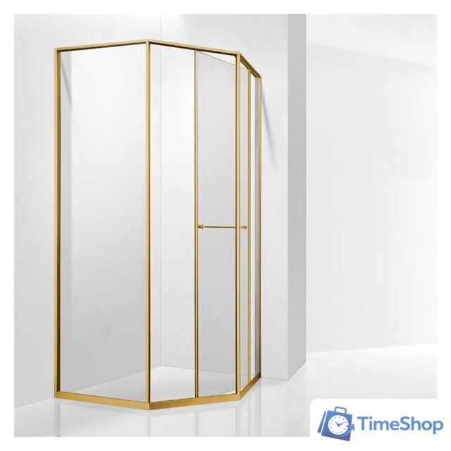 Душевой уголок RGW SV-82Gb R 33328299-16R (золото браш/прозрачное стекло) - Изображение №2 — Интернет-магазин Time-Shop