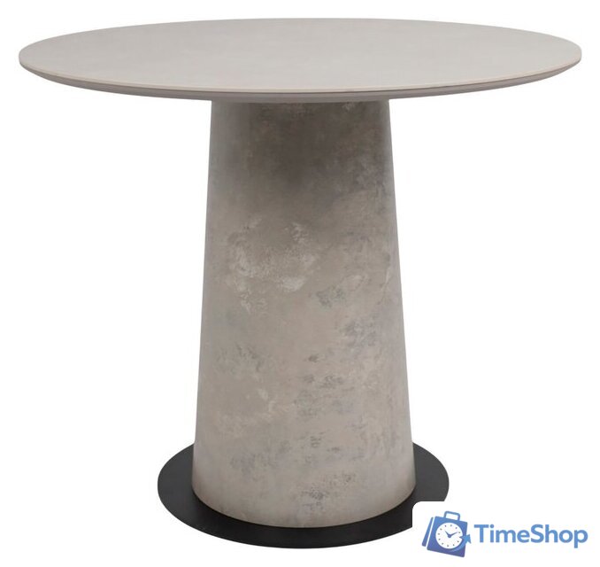 Кухонный стол Lepremo AV 2317 МДФ+керамика 900 (серый матовый Carmen Light Grey/черный+HPL бетао) - Изображение №1 — Интернет-магазин Time-Shop