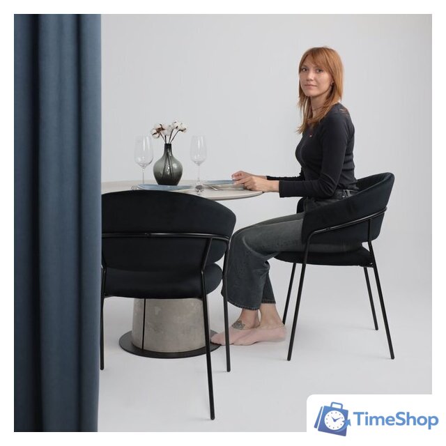 Кухонный стол Lepremo AV 2317 МДФ+керамика 900 (серый матовый Carmen Light Grey/черный+HPL бетао) - Изображение №12 — Интернет-магазин Time-Shop