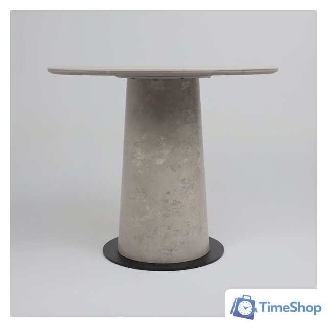 Кухонный стол Lepremo AV 2317 МДФ+керамика 900 (серый матовый Carmen Light Grey/черный+HPL бетао) - Изображение №4 — Интернет-магазин Time-Shop