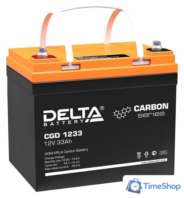 Аккумулятор для ИБП Delta CGD 1233 (12В/33 А·ч) - Изображение №1 — Интернет-магазин Time-Shop