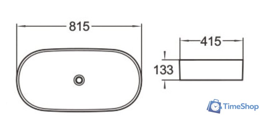 Умывальник SantiLine SL-1079 - Изображение №2 — Интернет-магазин Time-Shop