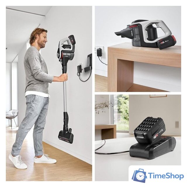 Пылесос Bosch Serie 8 Unlimited Gen2 BSS82SIL1 - Изображение №3 — Интернет-магазин Time-Shop