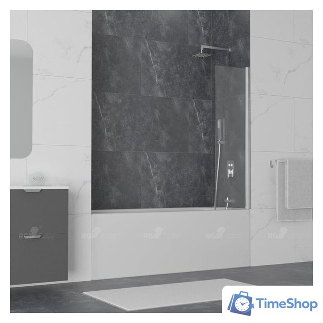 Стеклянная шторка для ванны RGW SC-056 351105650-11 - Изображение №3 — Интернет-магазин Time-Shop