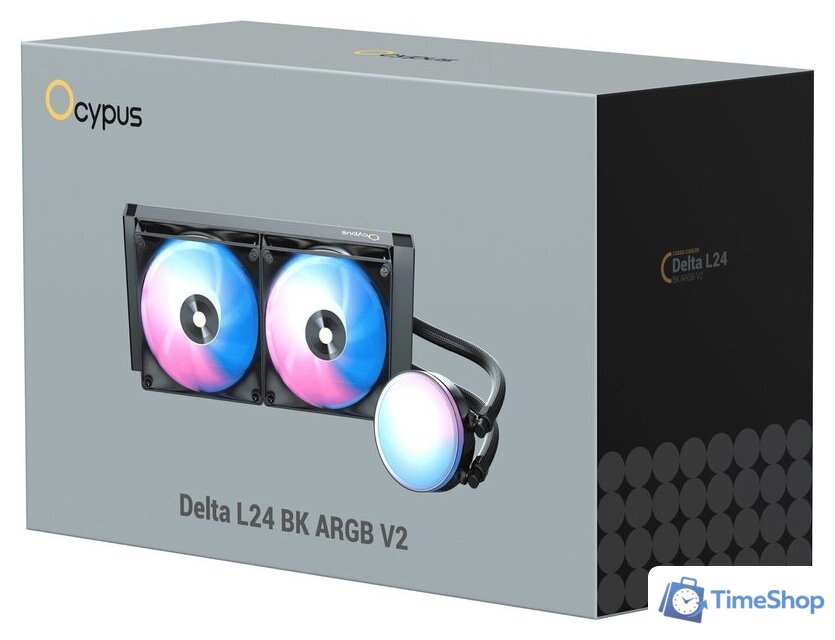 Система жидкостного охлаждения для процессора Ocypus Delta L24 BK ARGB V2 (черный) - Изображение №8 — Интернет-магазин Time-Shop