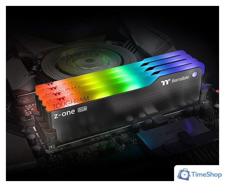 Оперативная память Thermaltake ToughRam Z-One RGB 8GB DDR4 PC4-25600 R019D408GX1-3200C16S - Изображение №5 — Интернет-магазин Time-Shop