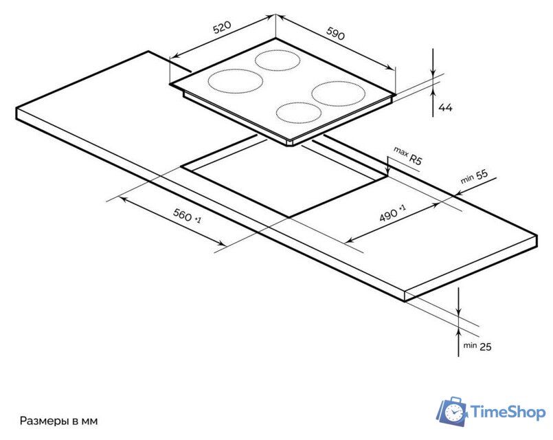 Варочная панель Millen MEH 601 BL - Изображение №11 — Интернет-магазин Time-Shop