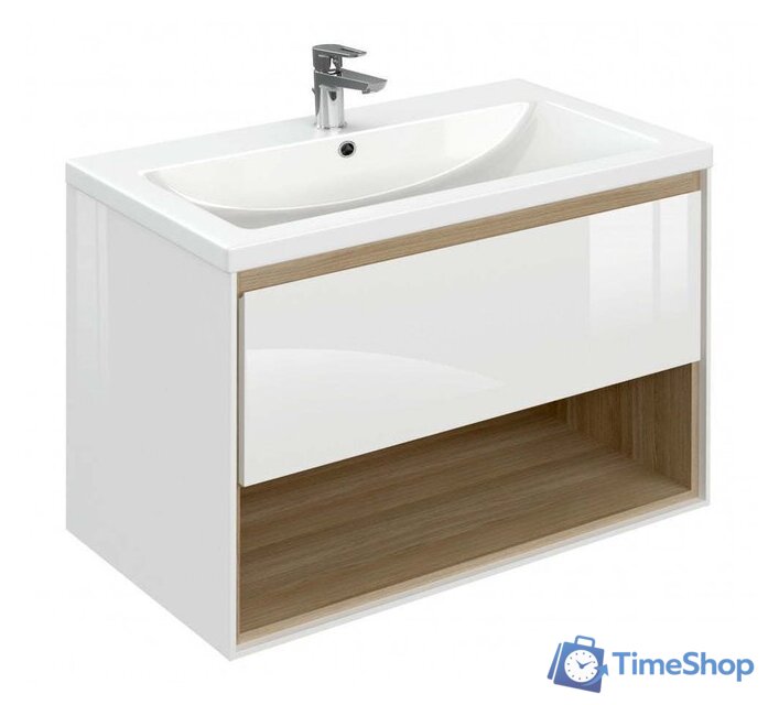  Cersanit Тумба под умывальник Louna 80 SP-SZ-LOU-CO80/Wh - Изображение №2 — Интернет-магазин Time-Shop