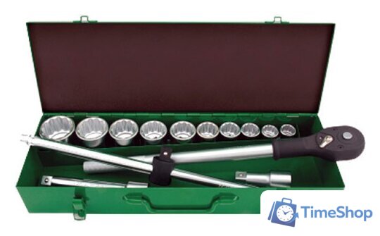 Набор трещотка с головками Toptul GCAD1406 14 предметов - Изображение №1 — Интернет-магазин Time-Shop